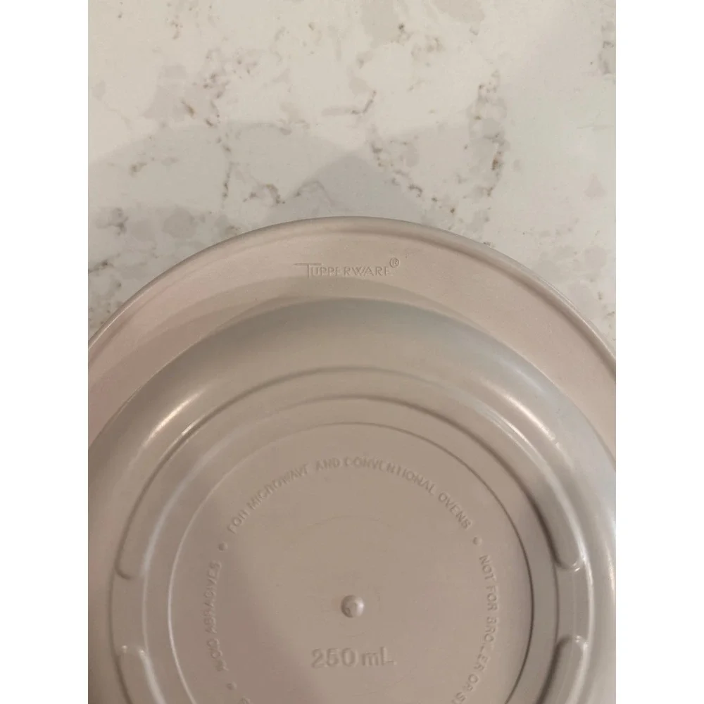 Vintage Tupperware Ultra 21 Casserole Dish Set 1 Qt 1L Almond Beige 1722-1 Lid